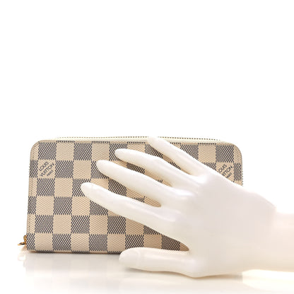Louis Vuitton Damier Azur Zippy Wallet 2 of 6