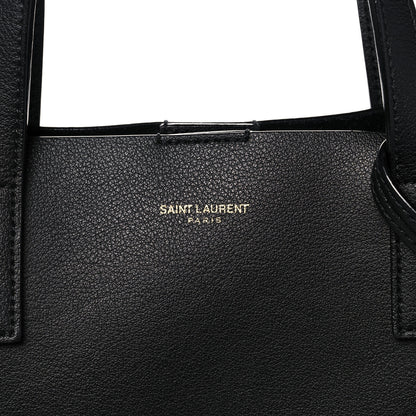 Saint Laurent Calfskin Toy Shopping Tote Black 8 of 11