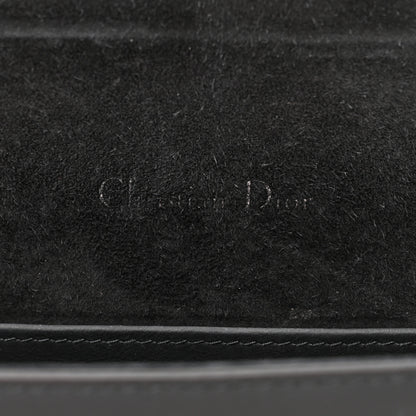 Christian Dior Ultra Matte Calfskin Cannage Lady Dior Clutch Black 7 of 12