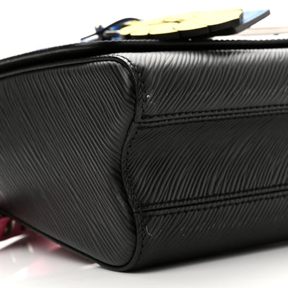 Louis Vuitton Epi Twist Short Handle Shoulder Bag Black Rose 8 of 10