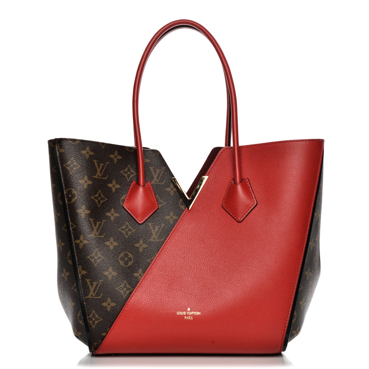 Louis Vuitton Calfskin Monogram Kimono Tote Cherry 1 of 8