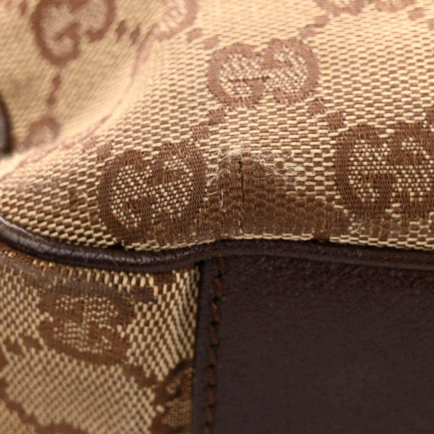 Gucci Monogram Shoulder Bag Dark Brown 11 of 14