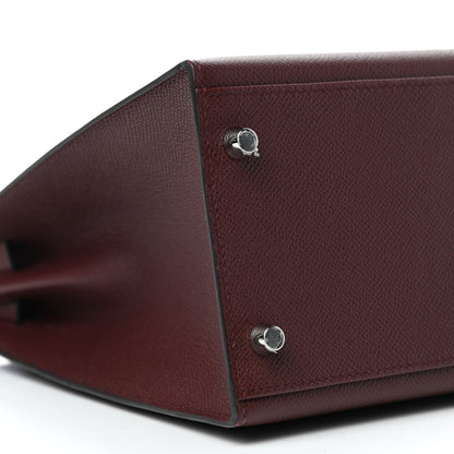 Hermes Epsom Horseshoe Kelly Sellier 32 Bordeaux 10 of 13