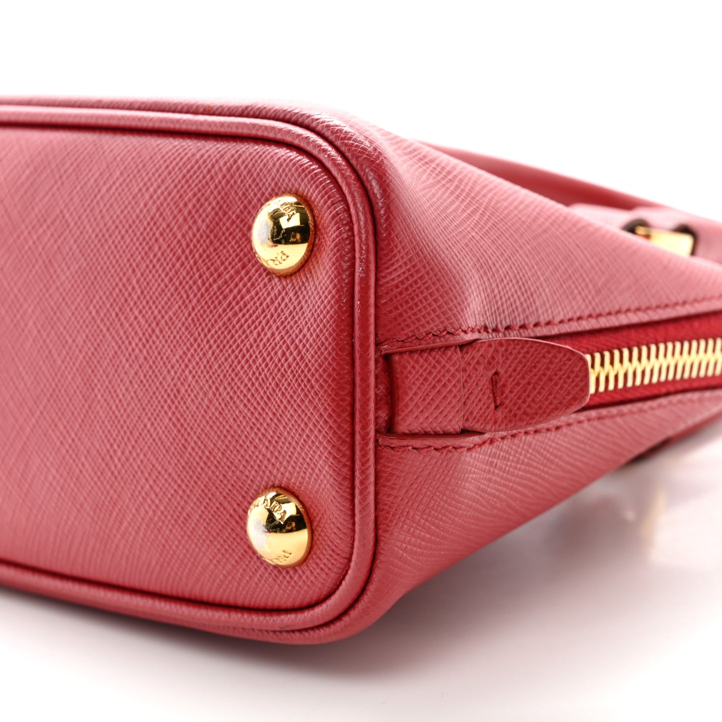 Saffiano Lux Mini Promenade Tote Fuoco