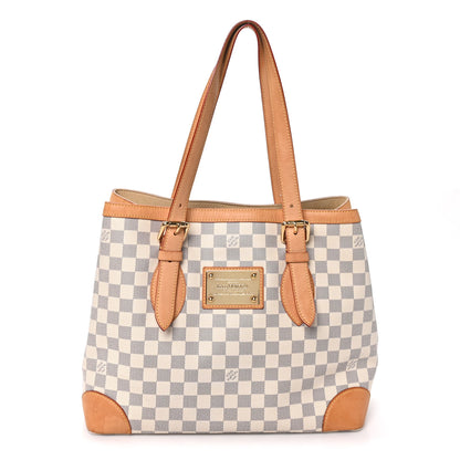 Louis Vuitton Damier Azur Hampstead MM 1 of 9