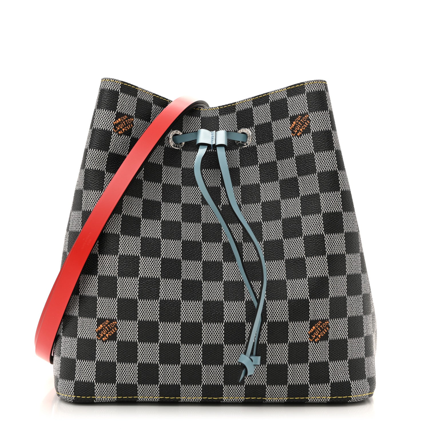 Louis Vuitton Damier Neonoe Black White 1 of 10