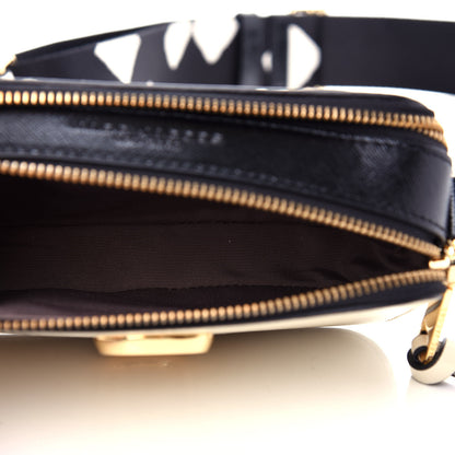 Marc Jacobs Saffiano Small Snapshot Camera Bag Cloud White Multicolor 5 of 12