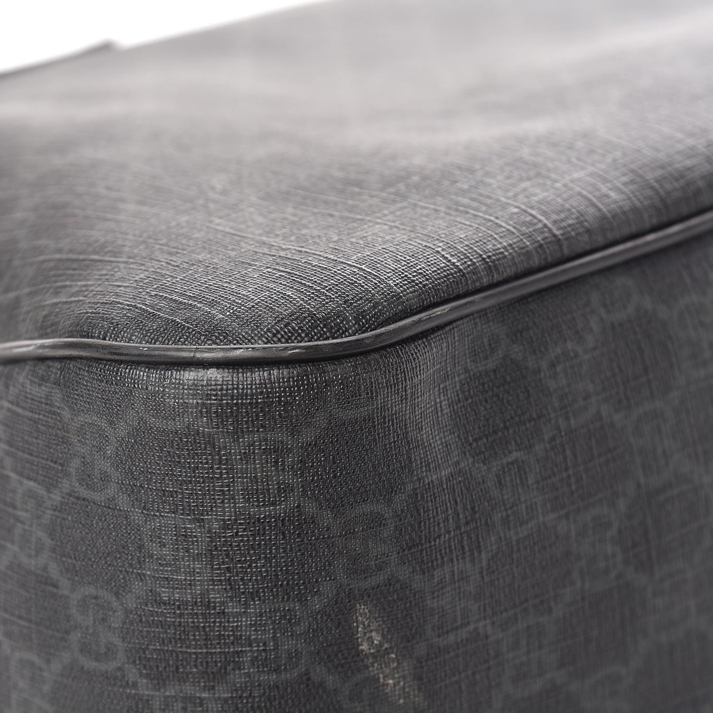 GG Supreme Monogram Duffle Bag Black