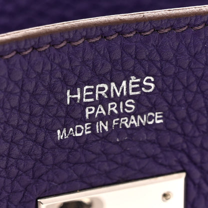 Hermes Togo Birkin 35 Iris 6 of 13