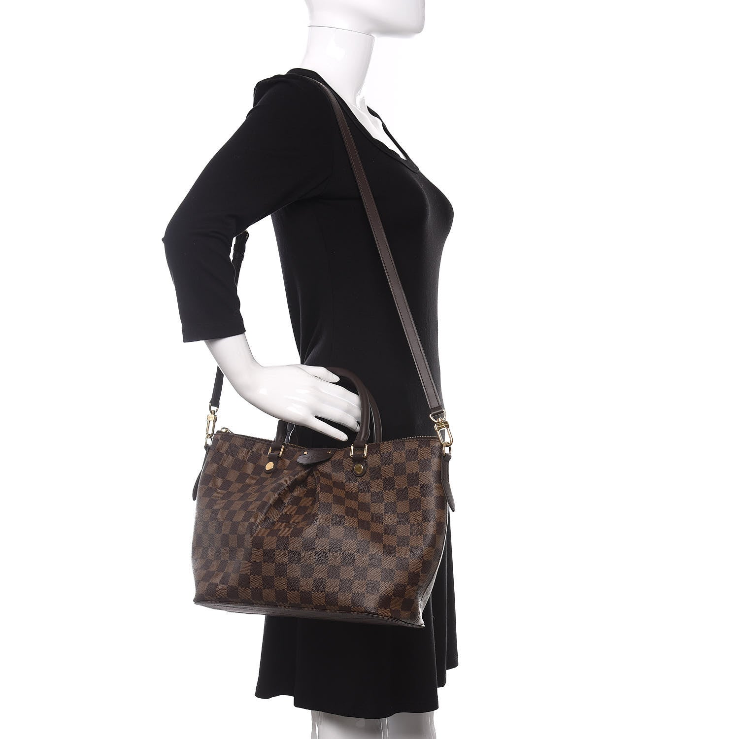 Louis Vuitton Damier Ebene Siena MM 2 of 10