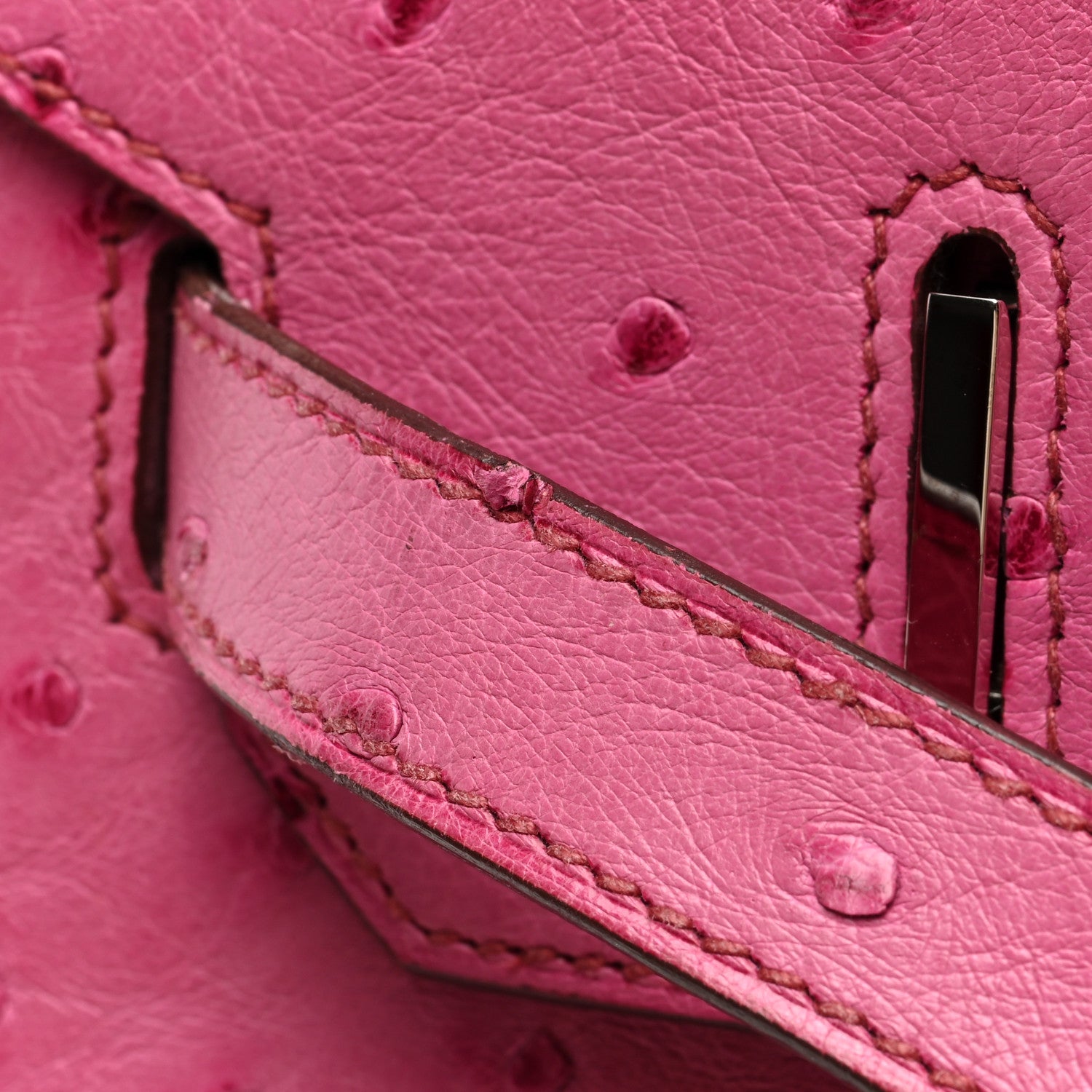 Hermes Ostrich Birkin 35 Fuchsia 13 of 13