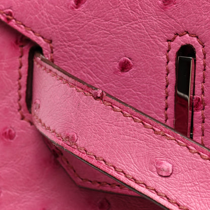 Hermes Ostrich Birkin 35 Fuchsia 13 of 13