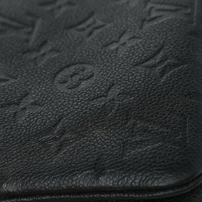 Louis Vuitton Empreinte Double Zip Pochette Black 21 of 22
