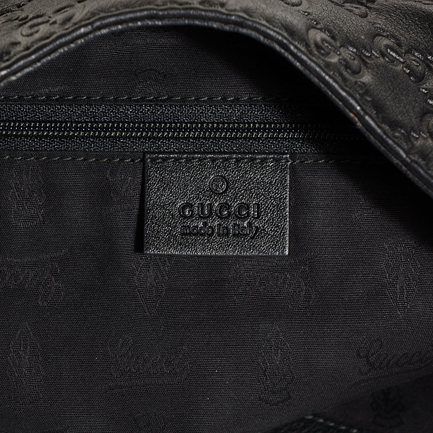 Guccissima New Ladies Web Large Hobo Black