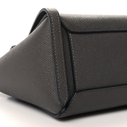 Celine Grained Calfskin Nano Belt Bag Grey 9 of 12