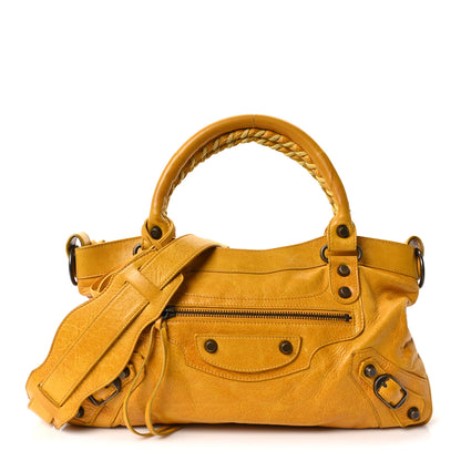 Balenciaga Agneau Classic Hardware First Moutarde 1 of 11