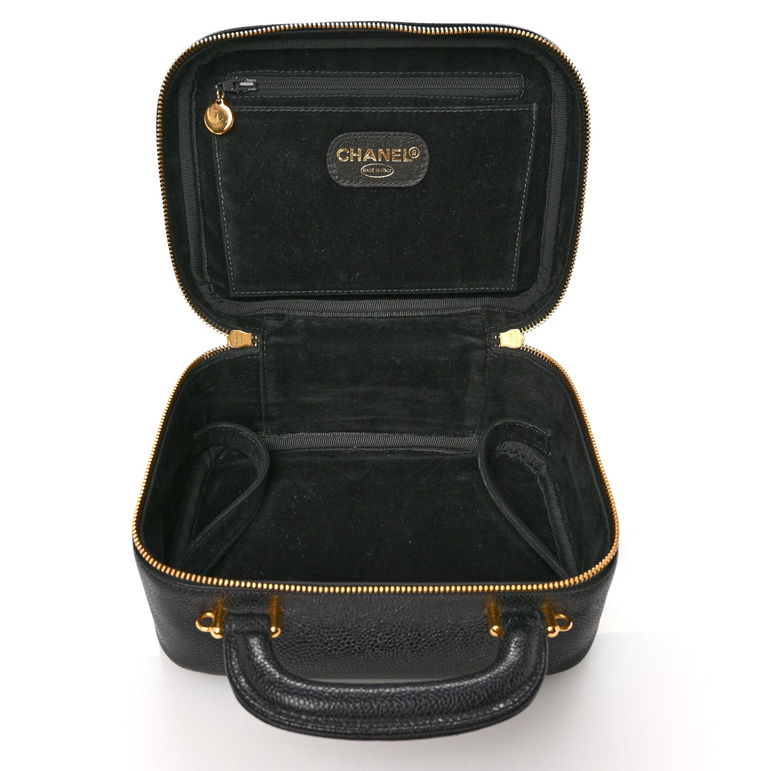 Chanel Caviar Timeless CC Vanity Case Black 5 of 12