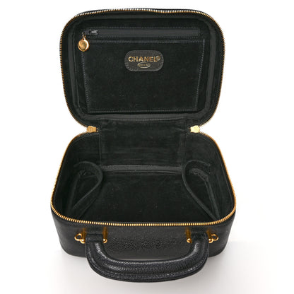 Chanel Caviar Timeless CC Vanity Case Black 5 of 12