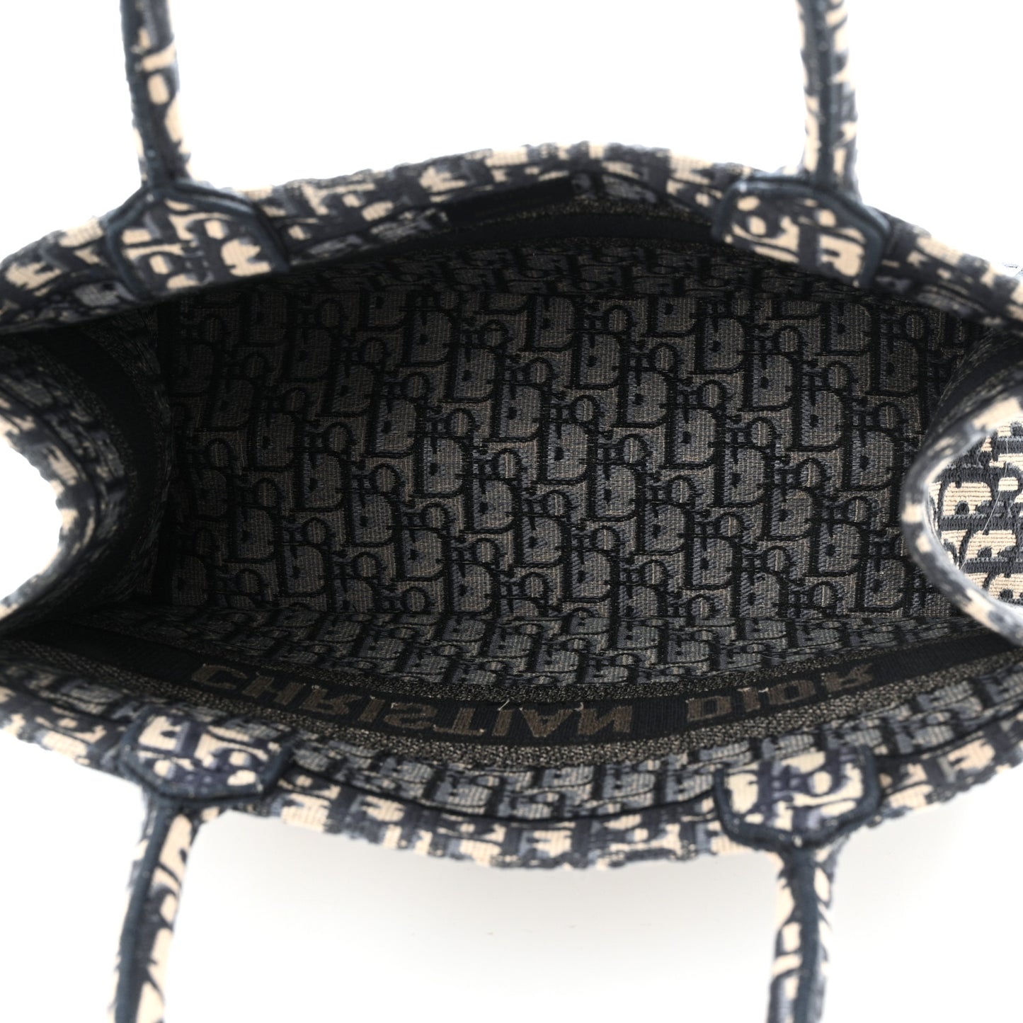 Oblique Medium Book Tote Blue Multicolor