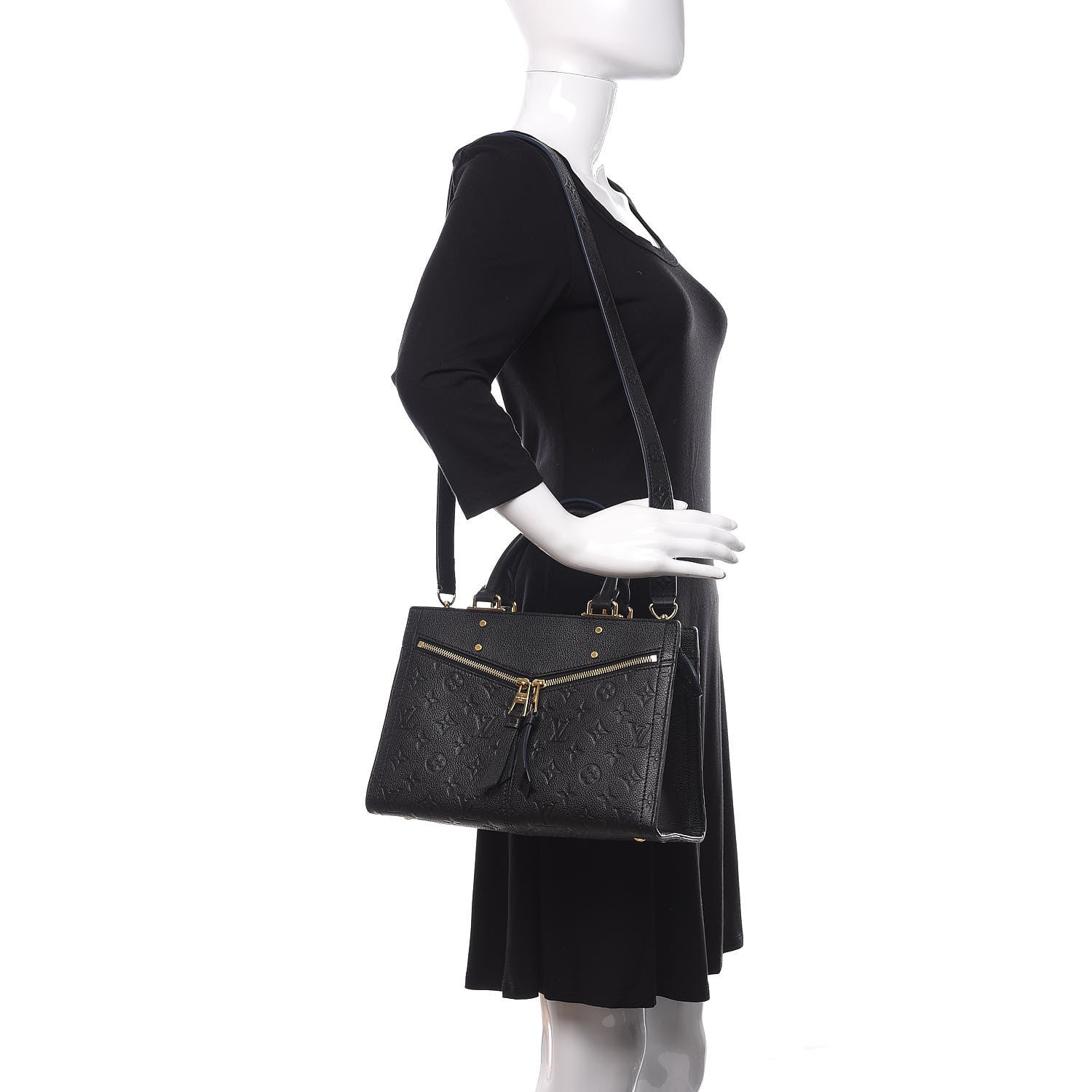 Louis Vuitton Empreinte Sully PM Black 2 of 9