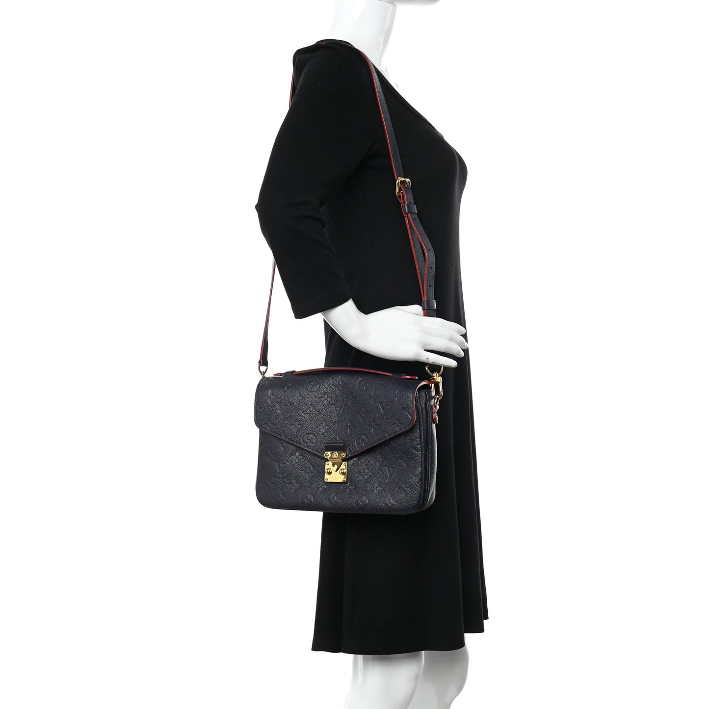 Empreinte Pochette Metis Marine Rouge