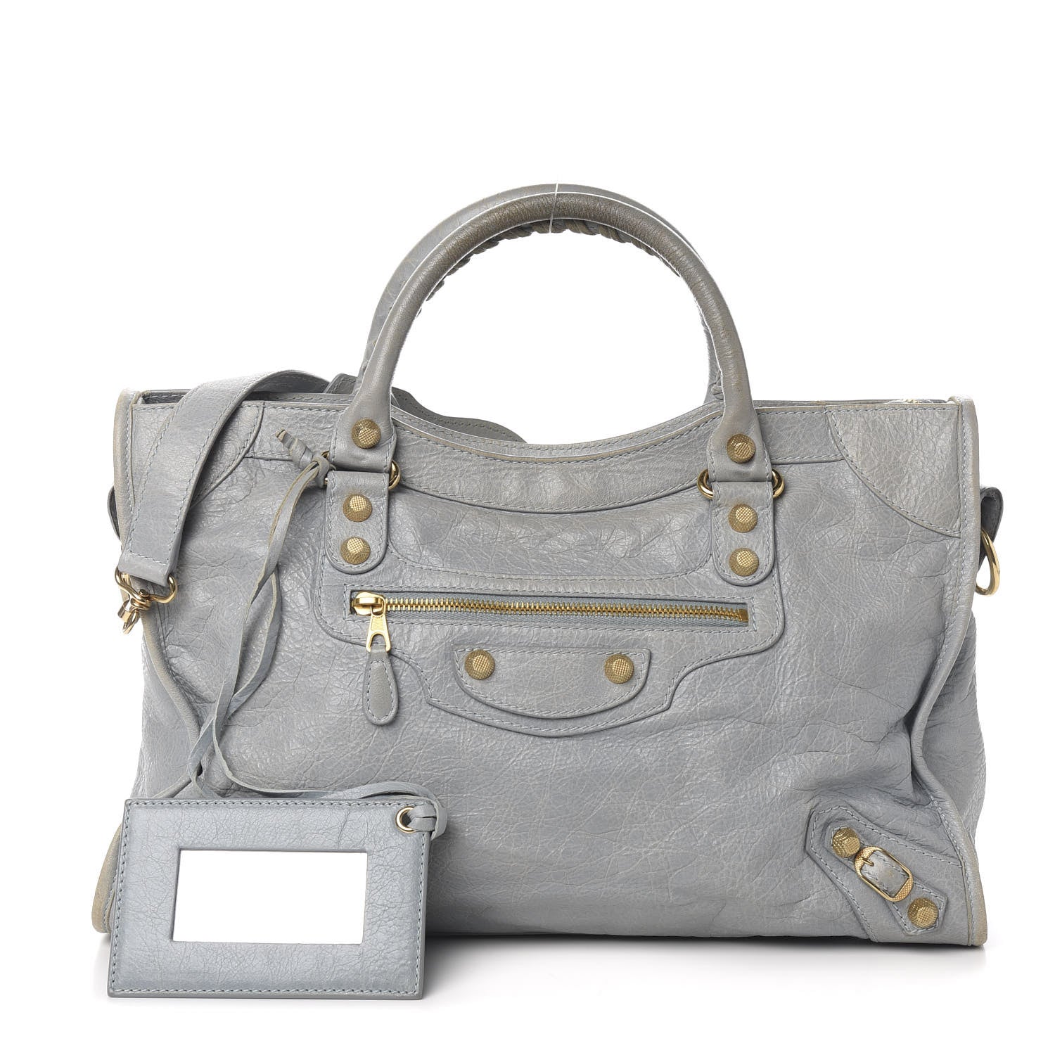 Balenciaga Agneau Giant 12 Gold Hardware City Bleu Acier Ciel 1 of 16