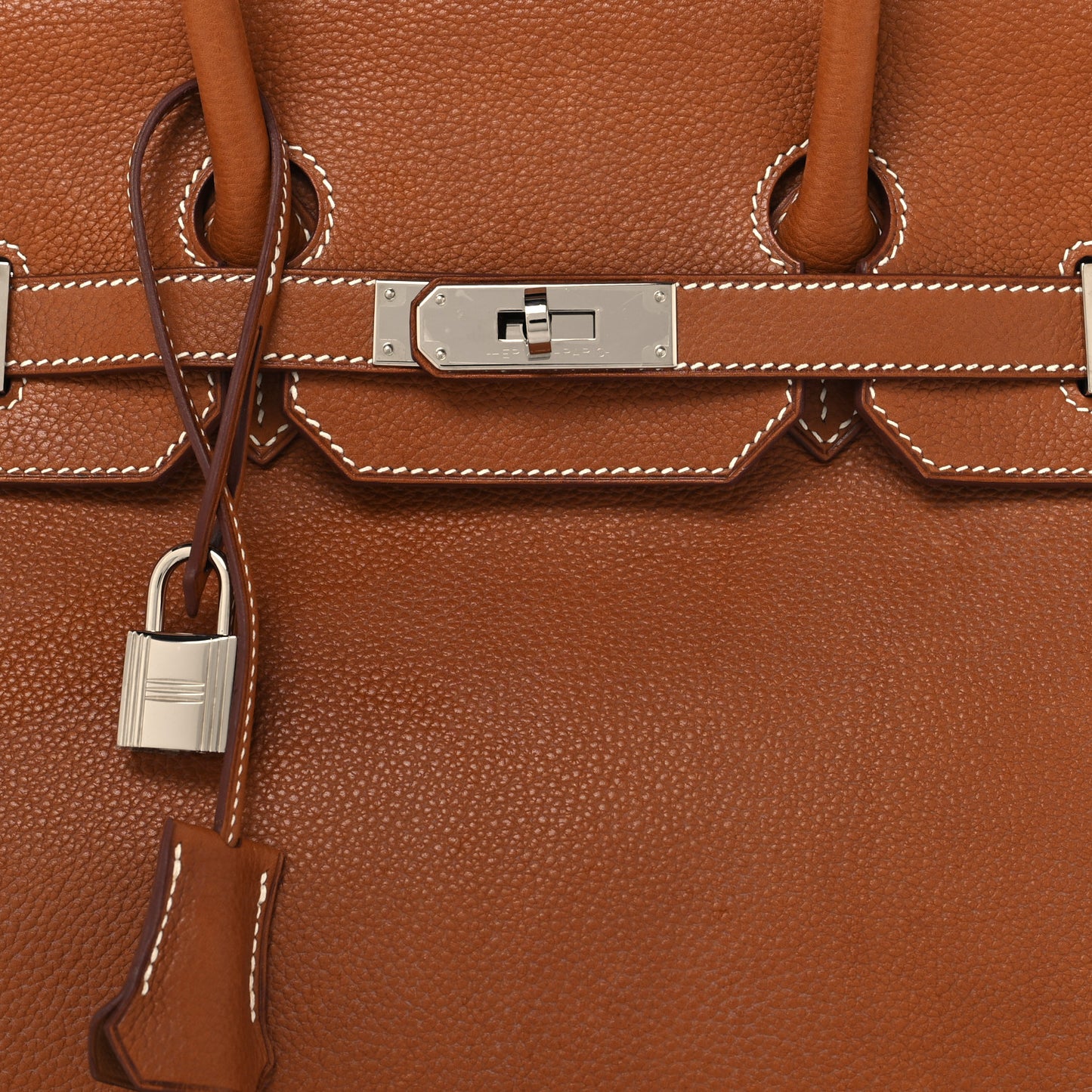 Natural Barenia Faubourg Birkin 35 Fauve