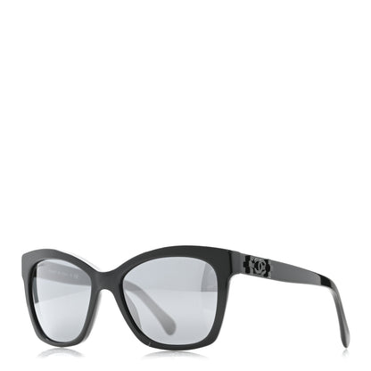 Chanel Acetate CC Butterfly Signature Sunglasses 5313 Black 1 of 9