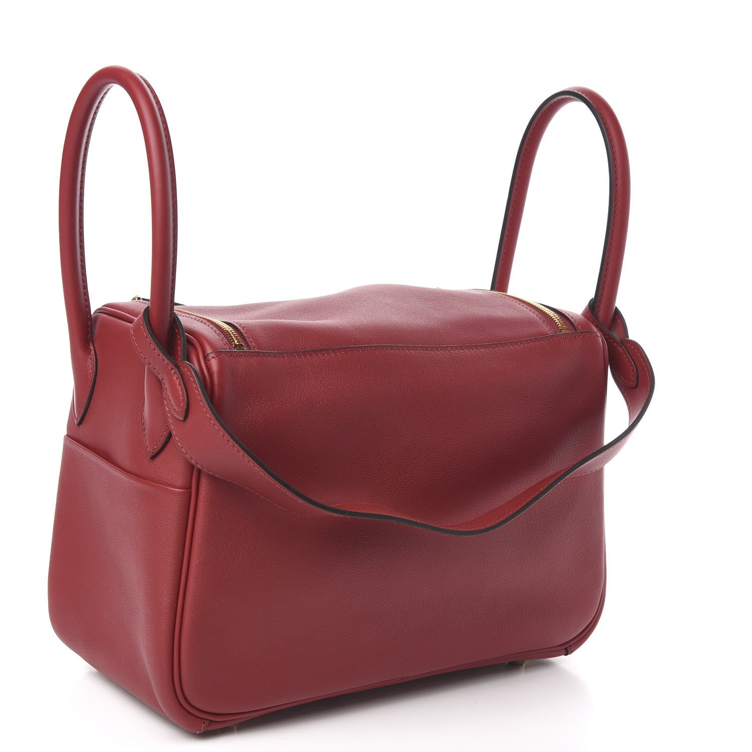 Hermes Swift Lindy 26 Rouge Grenat Orange 3 of 9