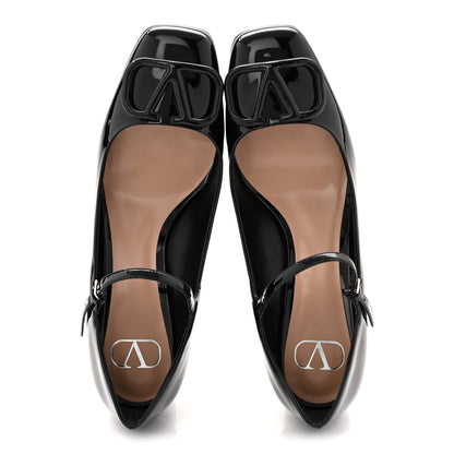 Valentino Garavani Patent Vlogo Mary Jane 55mm Pumps 40 Black 5 of 11