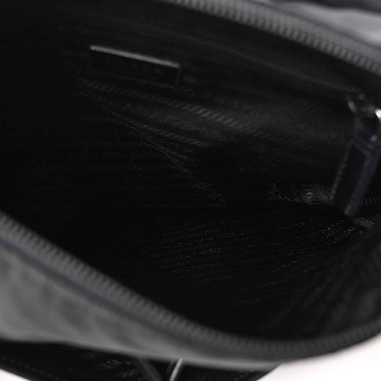 Tessuto Nylon Vela Messenger Bag Black