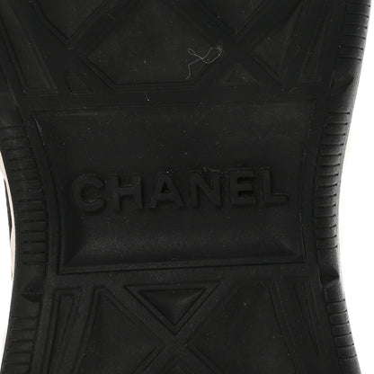 Chanel Velvet Calfskin Mixed Fibers CC Sneakers 39 Black 39 Black 7 of 10
