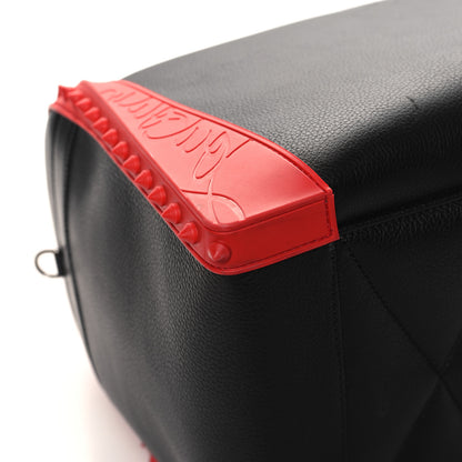 Christian Louboutin Calfskin Sneakender Studded Duffle Bag Black 7 of 16