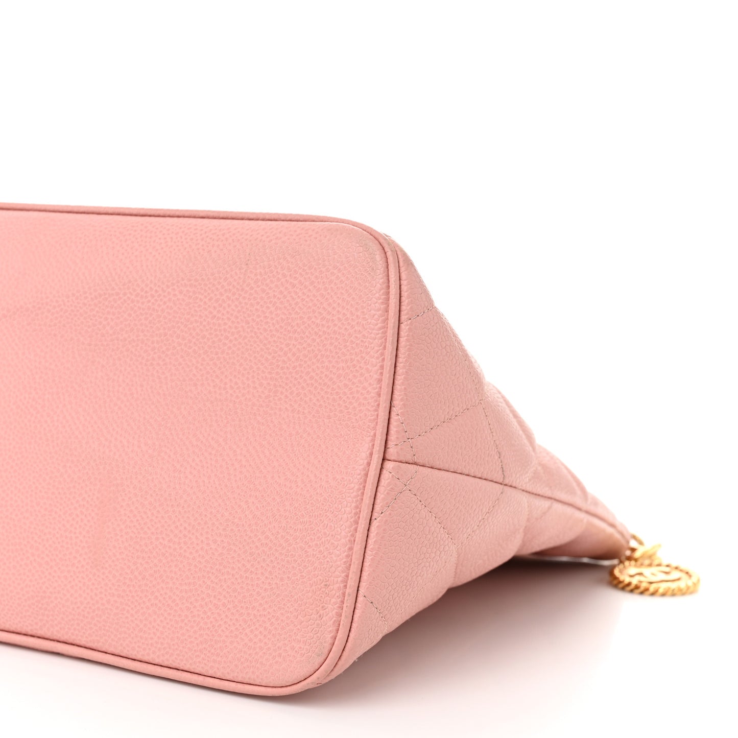 Caviar Quilted Medallion Tote Light Pink