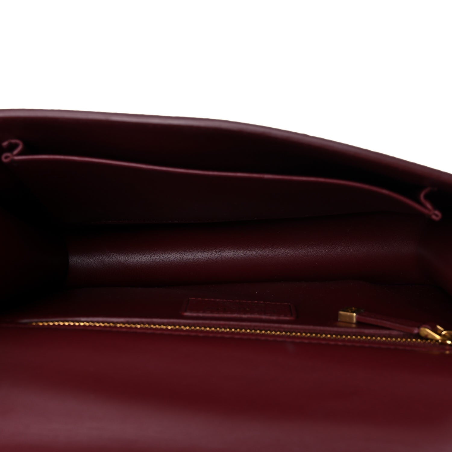 Christian Dior Grained Calfskin 30 Montaigne Flap Bag Red Brick 5 of 20