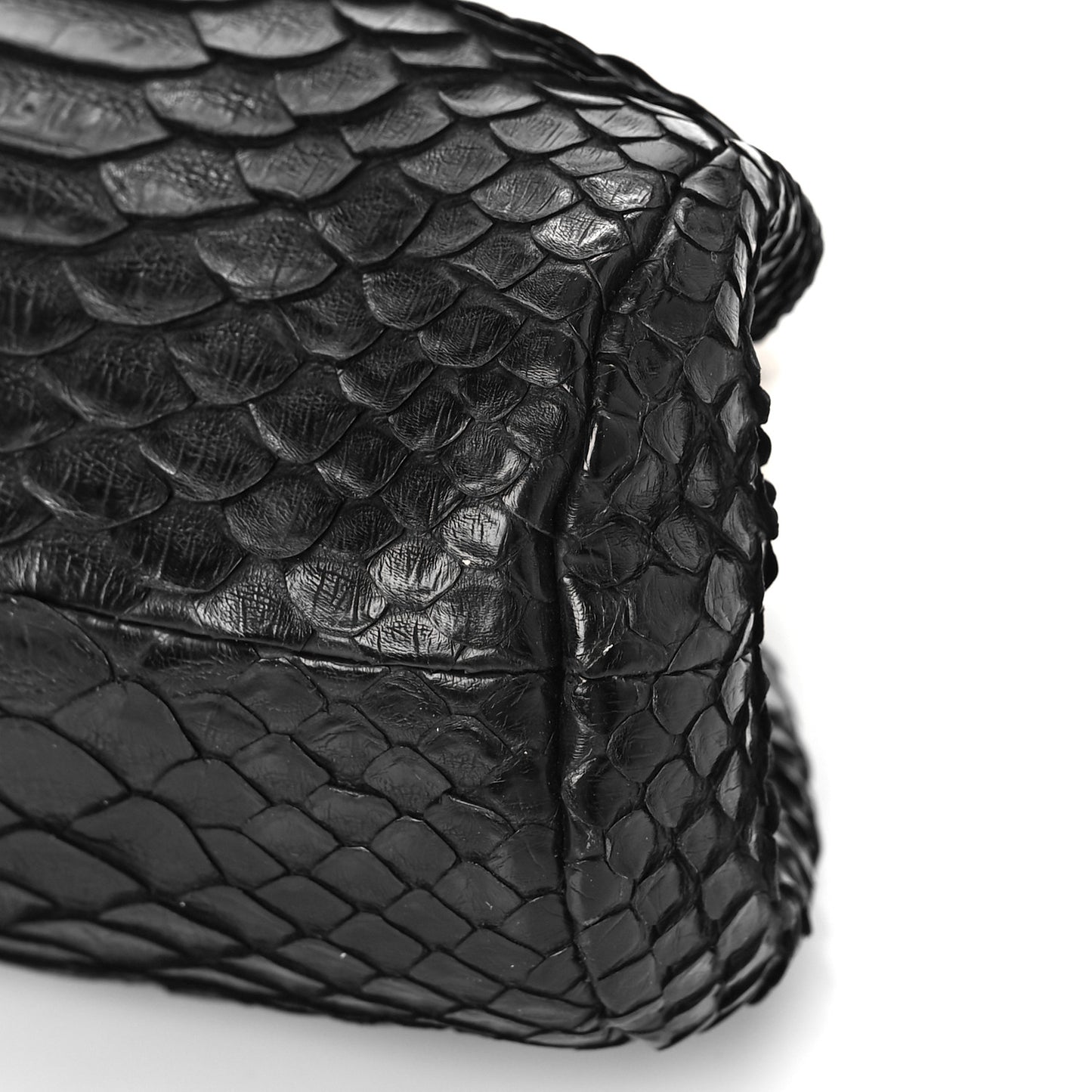 Python Timeless Clutch Black