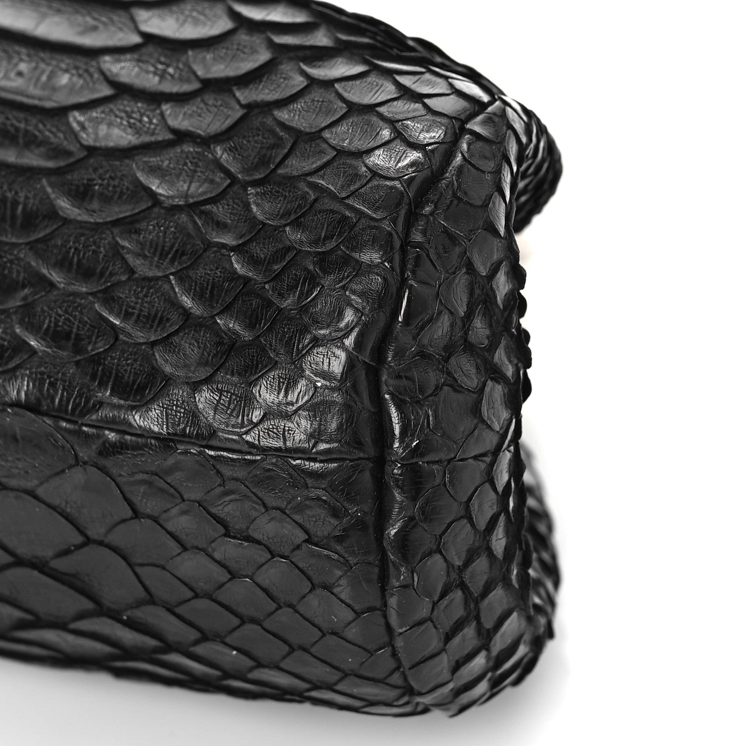 Chanel Python Timeless Clutch Black 8 of 8
