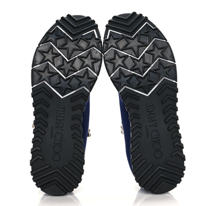 Jimmy Choo Knit Crystal Pearl Verona Sneaker 36 Navy 6 of 9