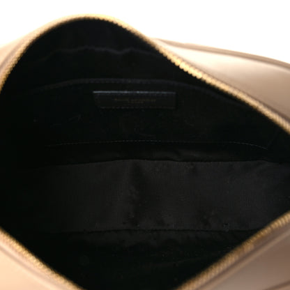 Saint Laurent Calfskin Matelasse Monogram Lou Camera Bag Dark Beige 5 of 9