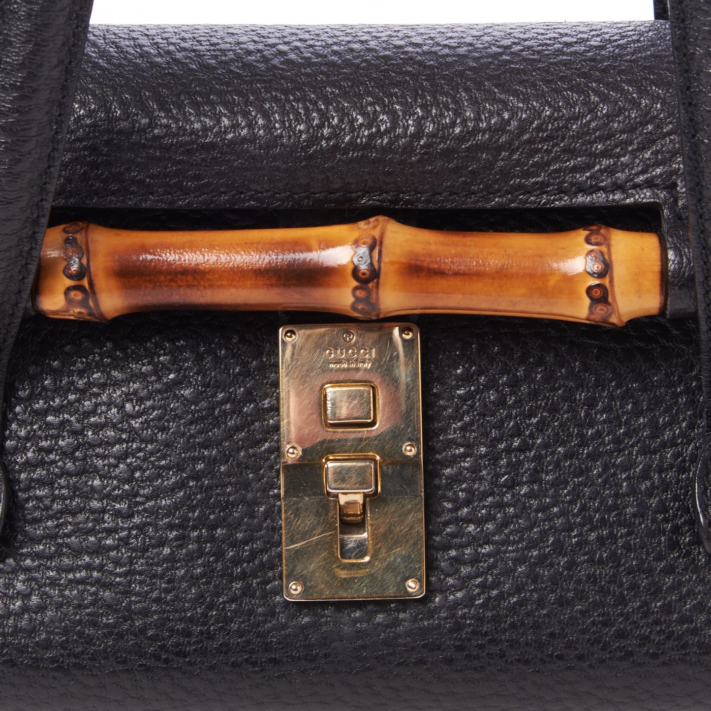 Calfskin Bamboo Bullet Black