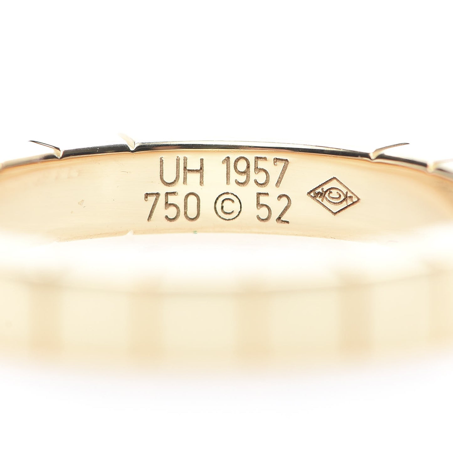 18K Yellow Gold Lanieres Ring 52 6