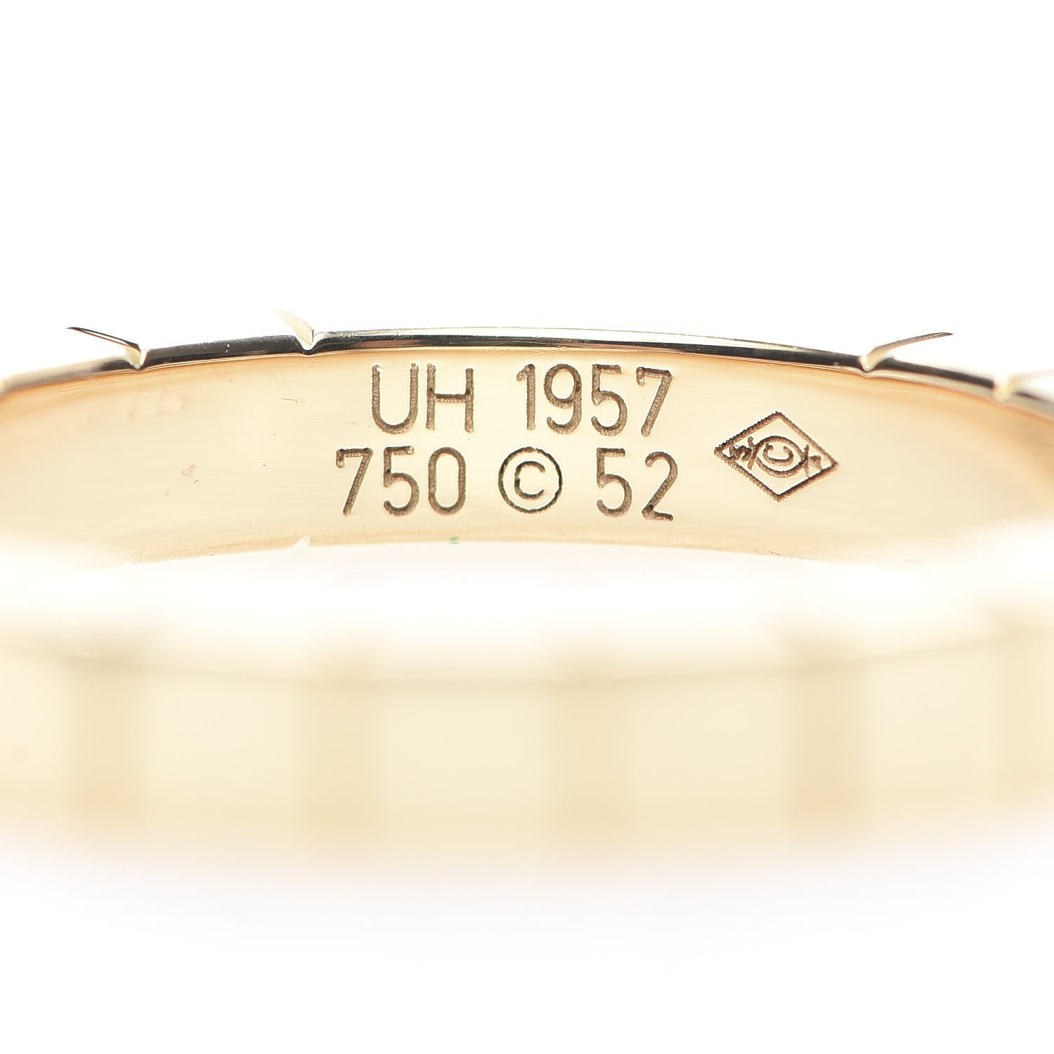 Cartier 18K Yellow Gold Lanieres Ring 52 6 4 of 4