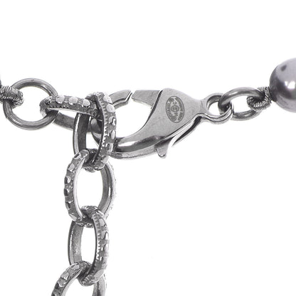 Chanel Ruthenium Graduated Pearl CC Long Necklace Dark Grey 4 of 7