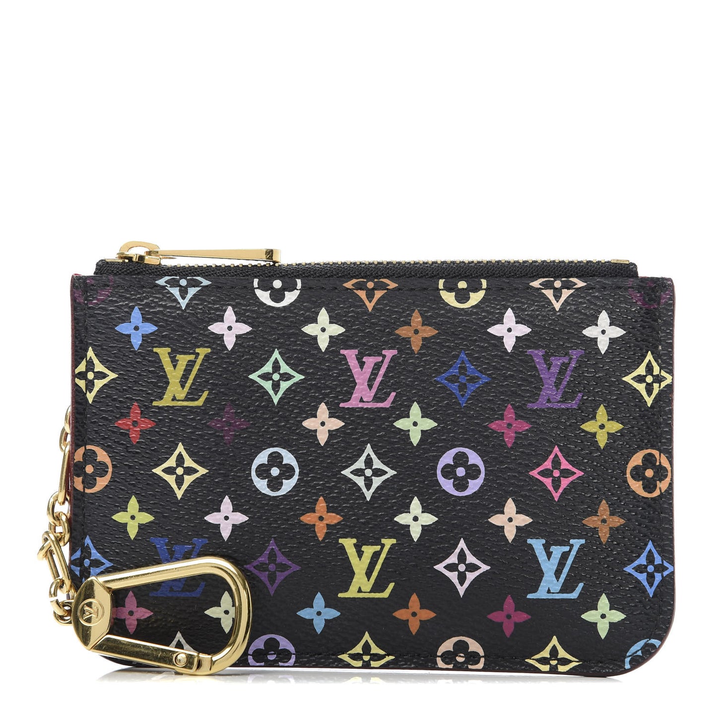 Monogram Multicolor Key Pouch Black Grenade