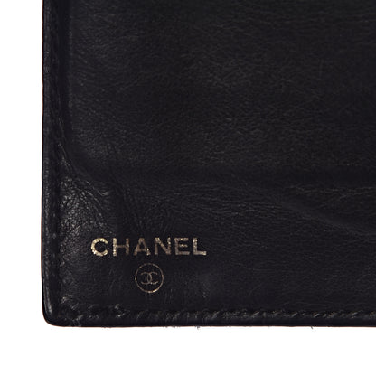 Chanel Caviar CC Large Flap Wallet Black 6 of 9