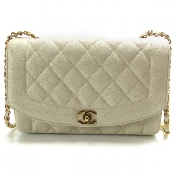 Chanel Caviar Quilted Flap Light Beige 1 of 15