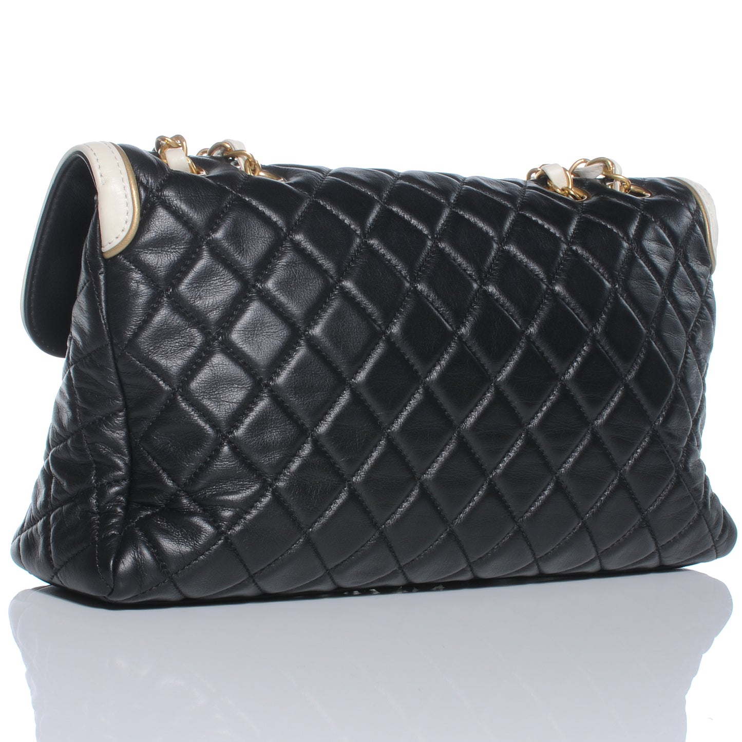 Lambskin Quilted Mademoiselle East West Flap