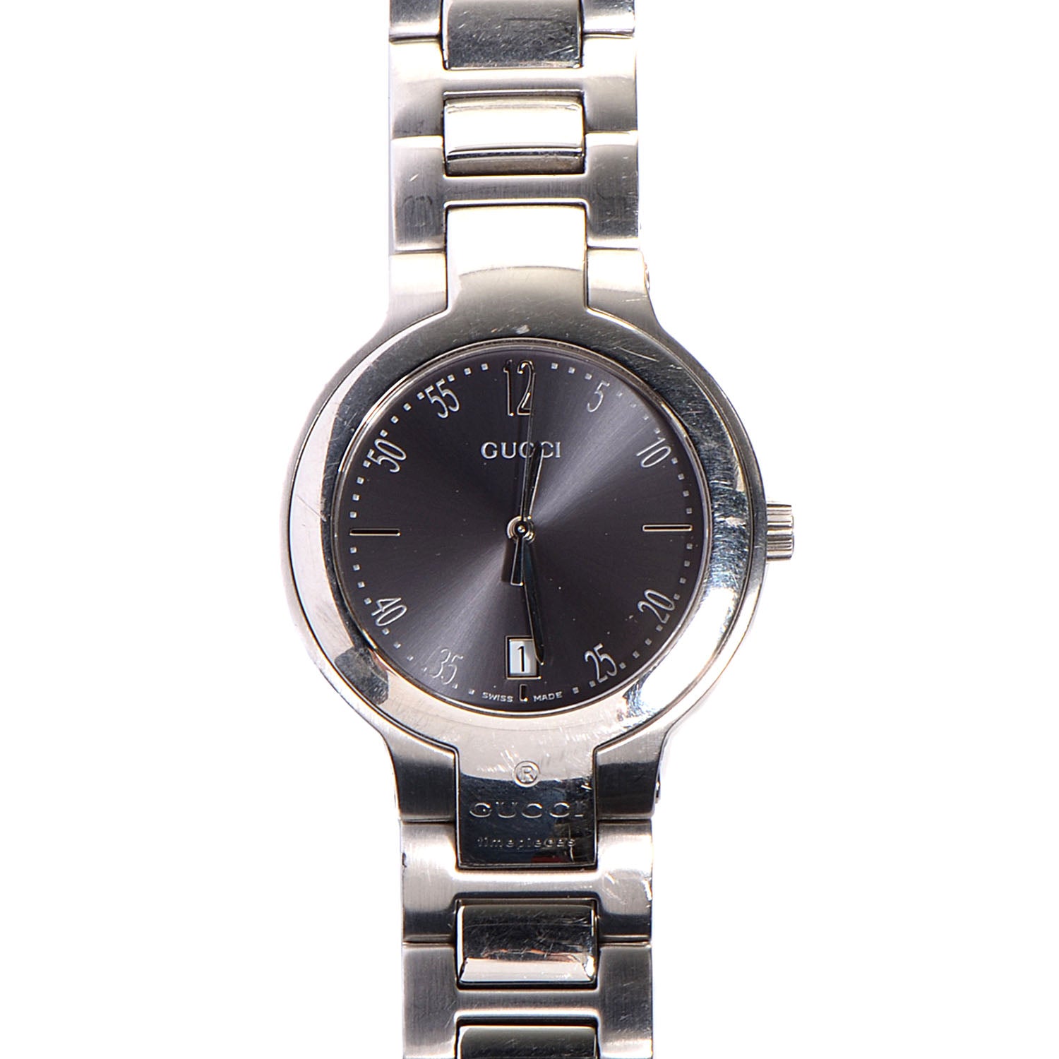 Gucci Stainless Steel 35mm 8900M Quartz Watch Grey 1 of 8