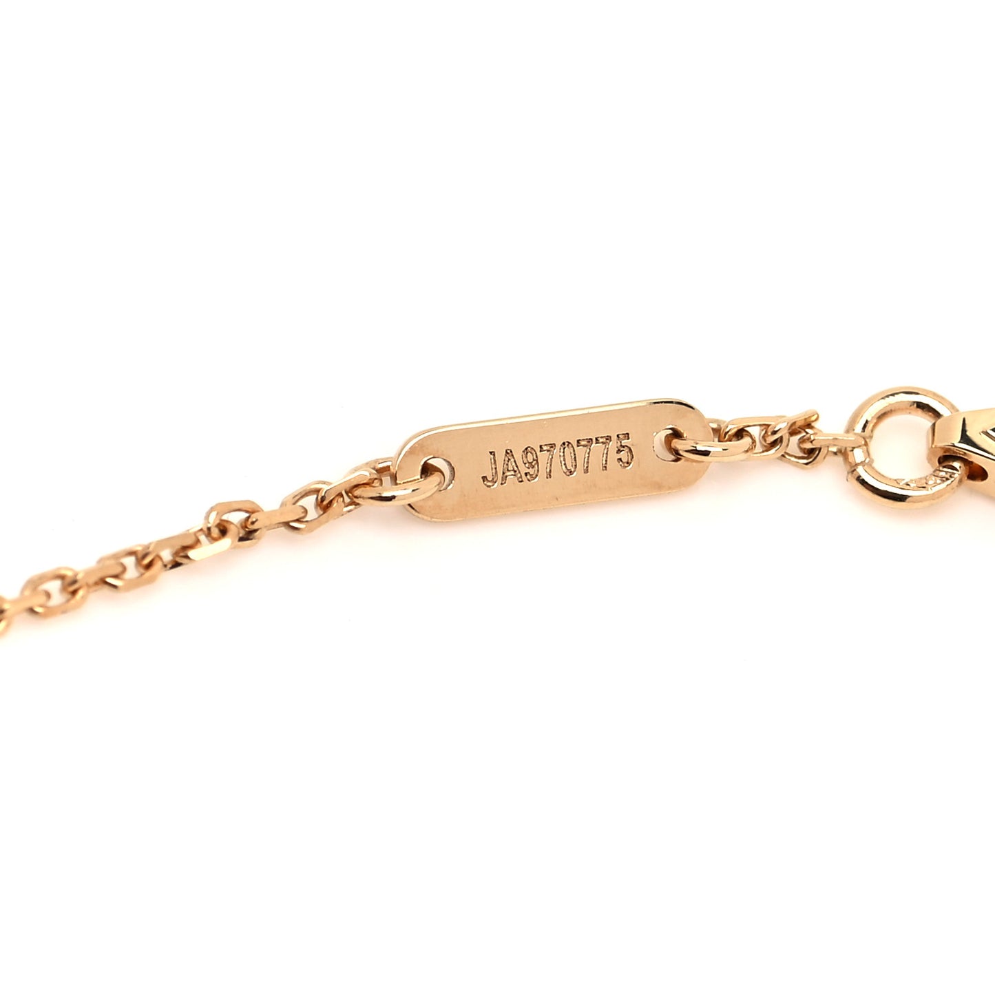 18K Yellow Gold Mother of Pearl Sweet Alhambra Bracelet
