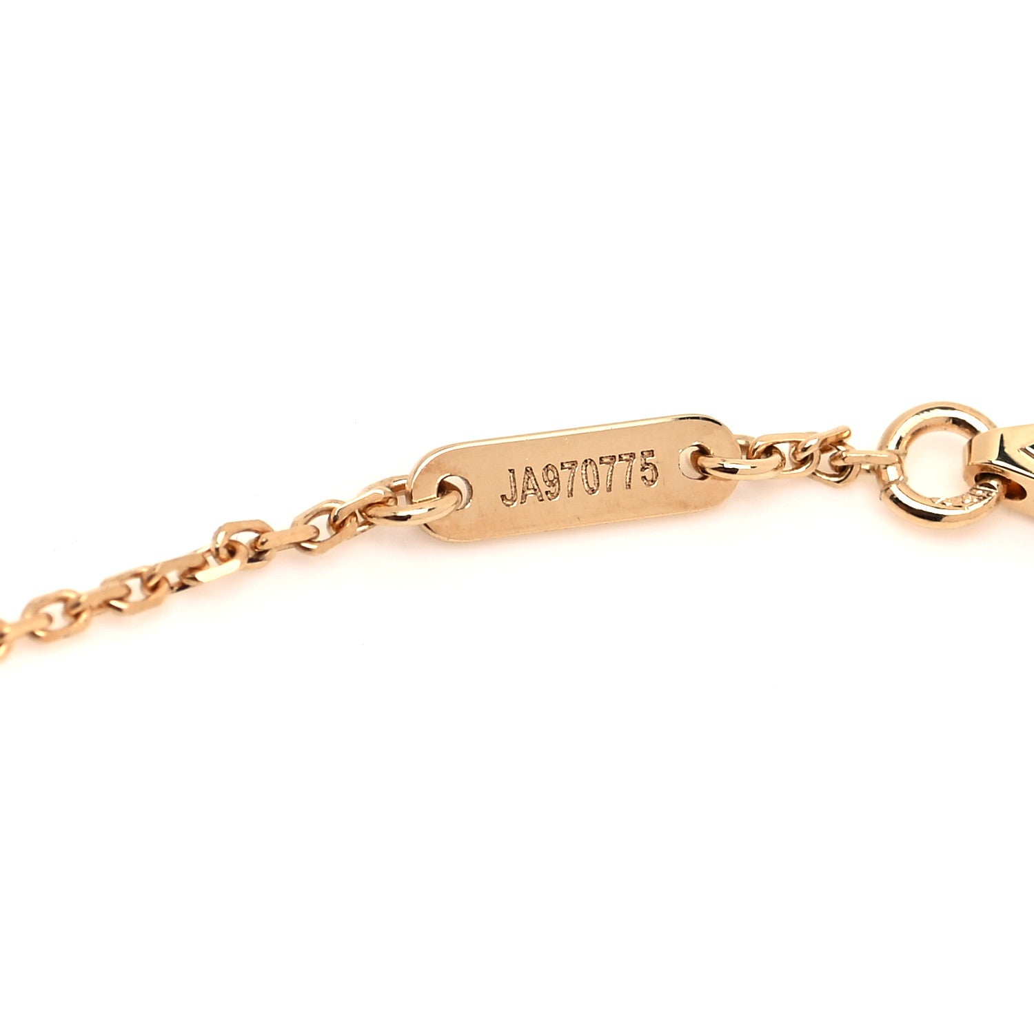 Van Cleef & Arpels 18K Yellow Gold Mother of Pearl Sweet Alhambra Bracelet 5 of 6